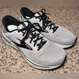 Brooks Adrenaline GTS 22 Gray Running Shoes Sneakers Men’s 12